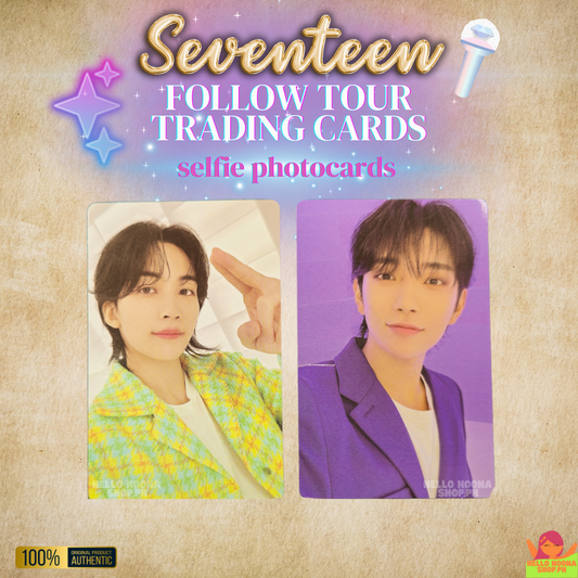 SEVENTEEN Follow Tour SELFIE Trading Cards