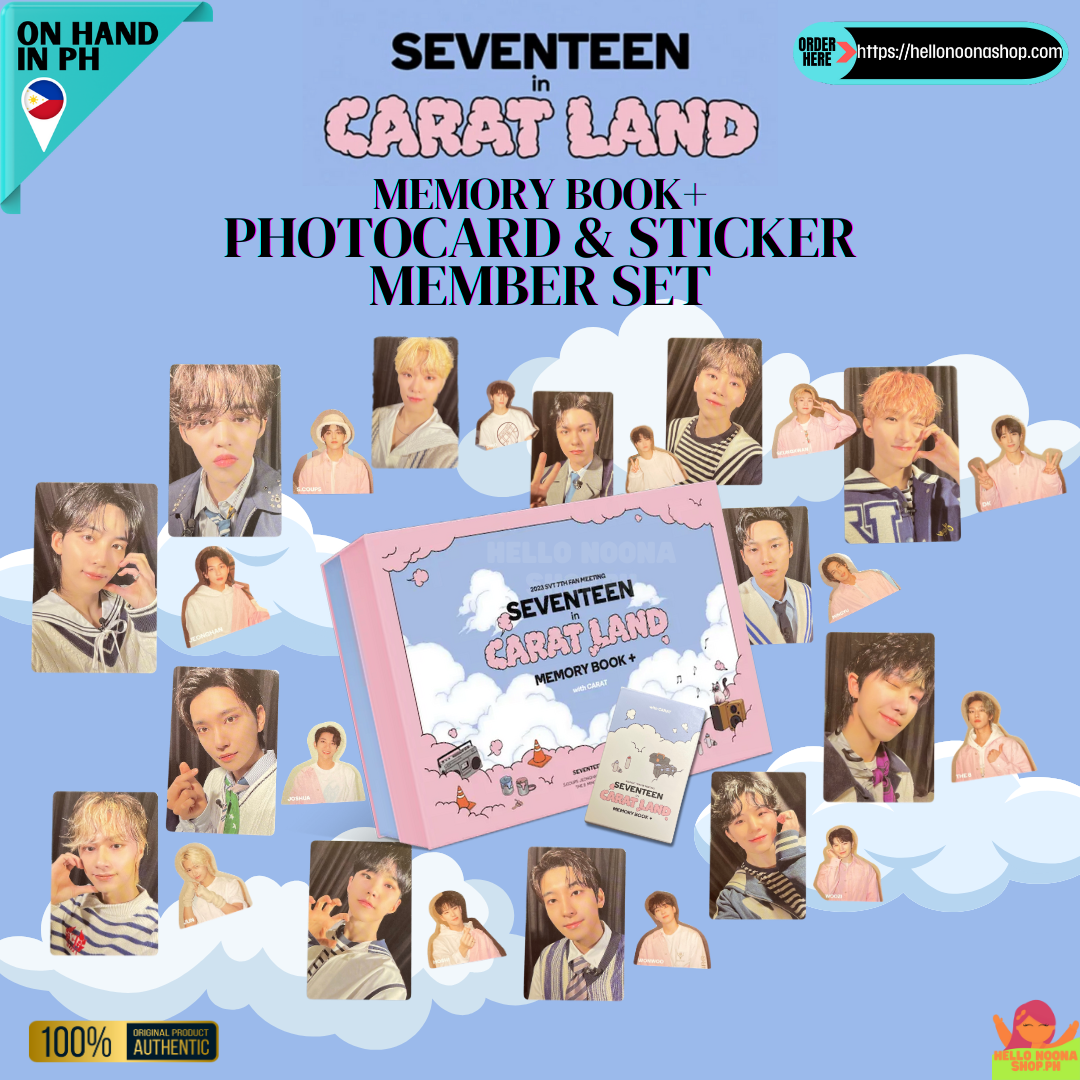 SEVENTEEN Caratland 2023 Memory Book PC + Sticker Member Set