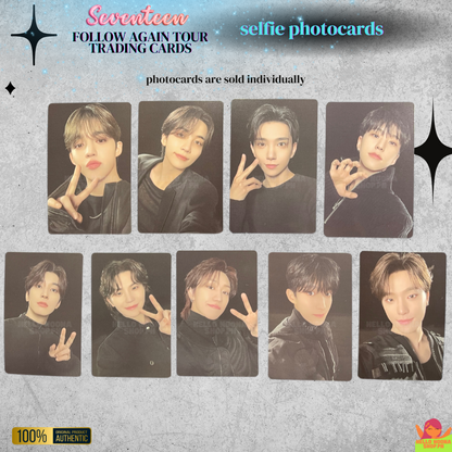 SEVENTEEN Follow Again Tour SELFIE Trading Cards