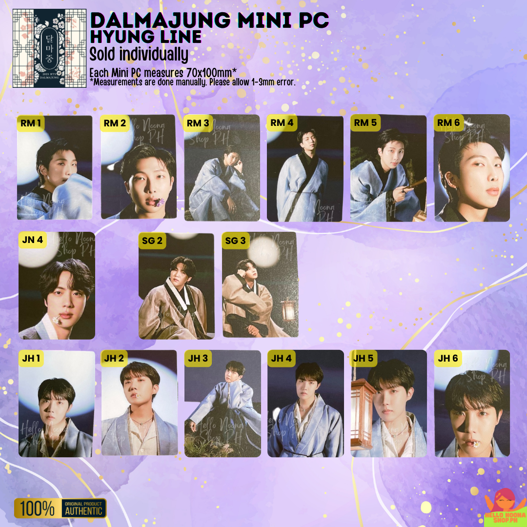 BTS Dalmajung 2022 Mini Photocards