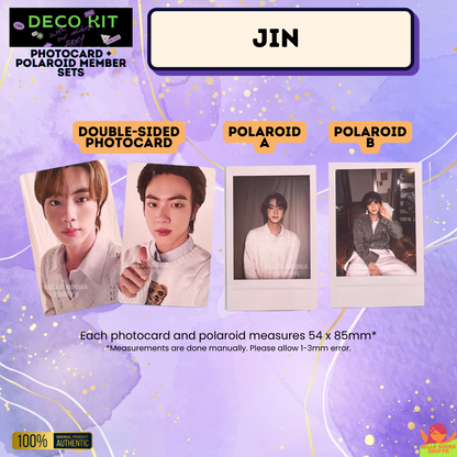 BTS Deco Kit 2022 PC and Polaroid Member Set