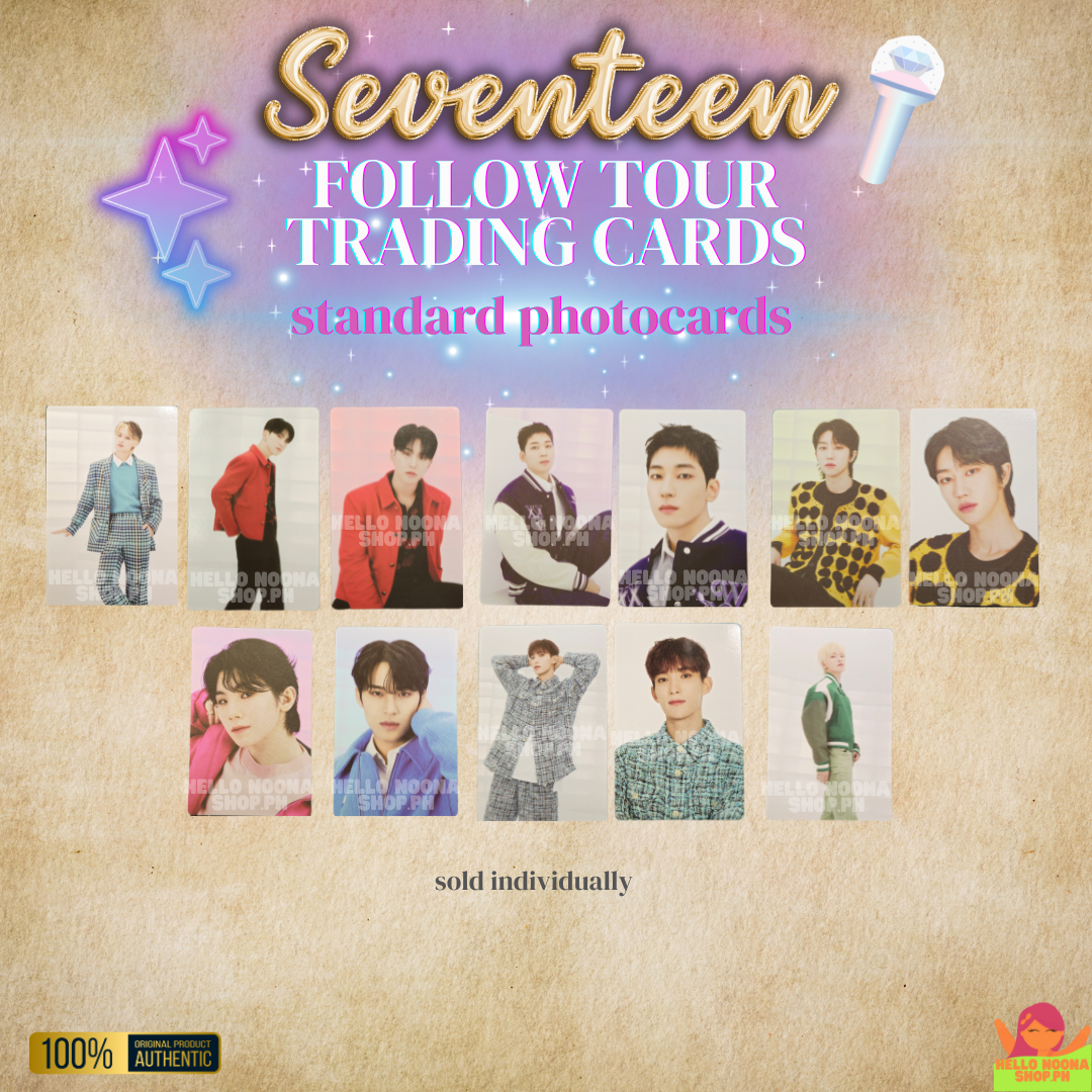 SEVENTEEN Follow Tour Trading Cards