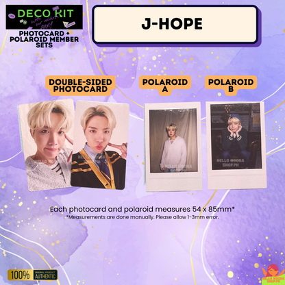 BTS Deco Kit 2022 PC and Polaroid Member Set