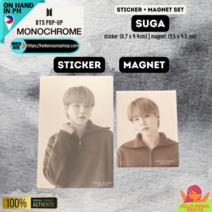 BTS MNCR Magnet + Sticker Member Set