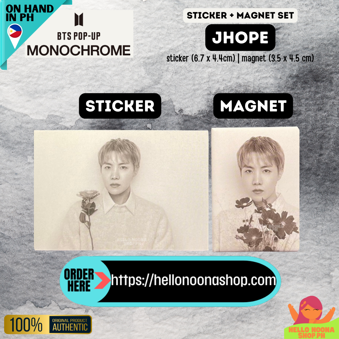 BTS MNCR Magnet + Sticker Member Set