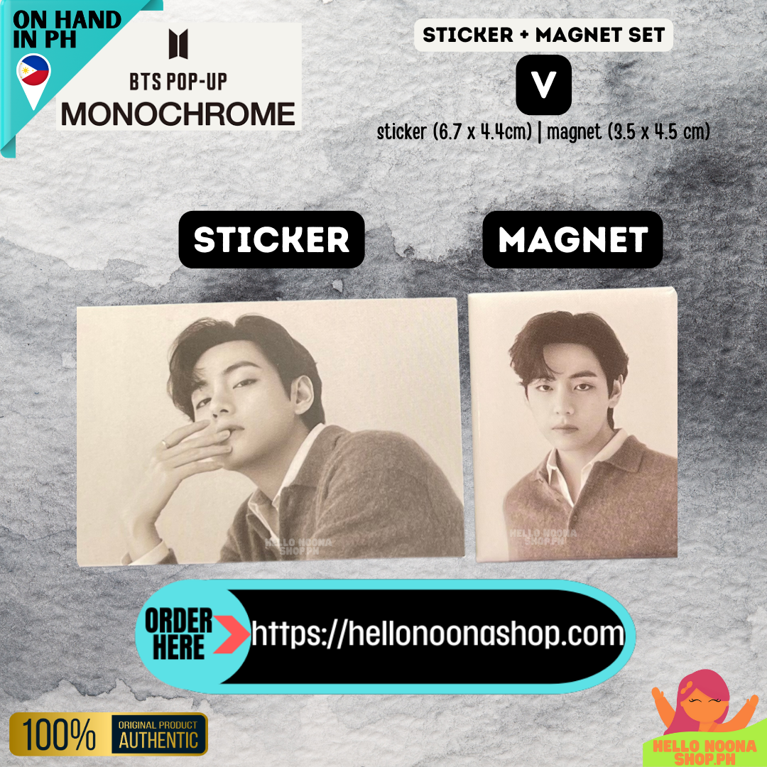 BTS MNCR Magnet + Sticker Member Set