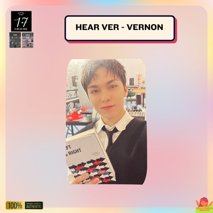 SEVENTEEN 17 Is Right Here Hear and Here Photocards