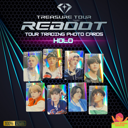 TREASURE Reboot Tour HOLO Trading Cards