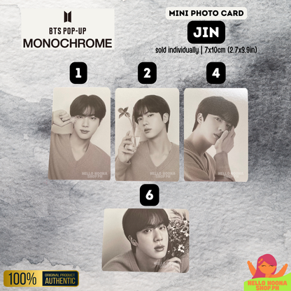 BTS MNCR Mini Photocards