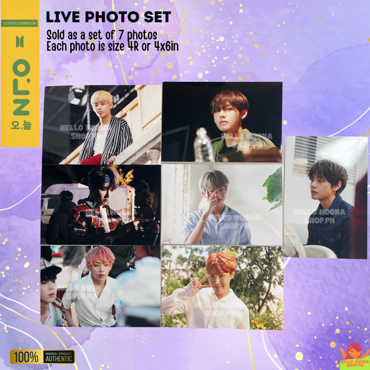 BTS 2018 Oneul Exhibition Live Photo Set