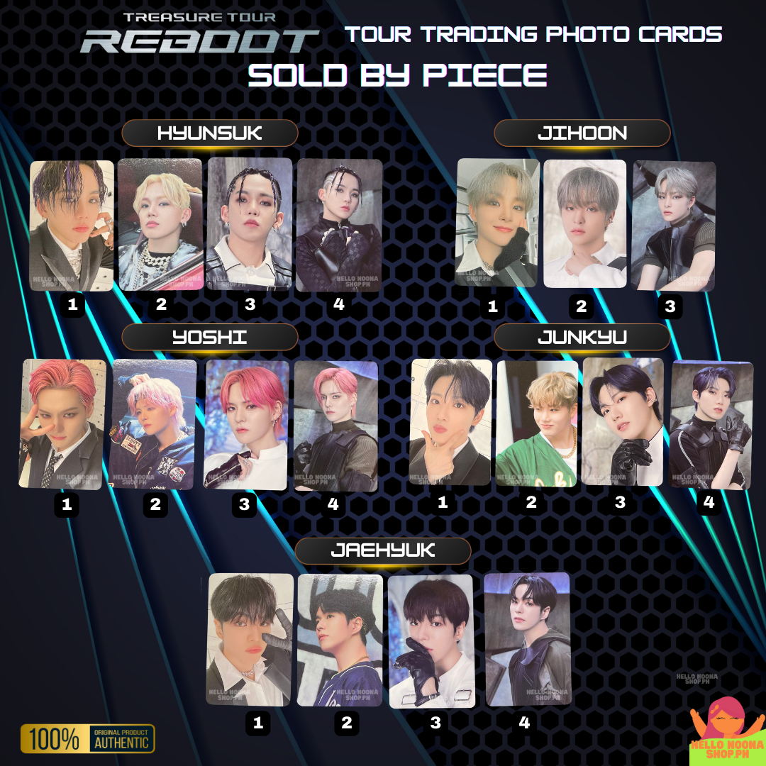 TREASURE Reboot Tour Trading Photo Cards